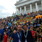 Enric Barri y Fede Bessone, el pasado año durante la inauguración de la Helsinki Cup.