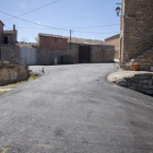 Los trabajos en el núcleo de Castellnou d’Oluges.