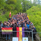 Presencia leridana en la celebración -  Una delegación leridana participó en el acto, entre ellos, 14 alumnos y dos profesores de los institutos de Almenar, Guindàvols, La Caparrella, Lladonosa y Torre Vicens. El teniente de alcalde de la Paeri ...