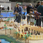 Un dels diorames amb figures de Playmobil que es van exhibir a la Fira de Lleida.