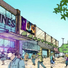Recreació del futur parc comercial a Torre Salses