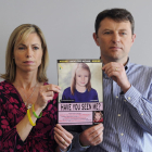 Los padres de la desaparecida Madeleine McCann. 