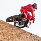 Marc, ayer practicando motocross en Montmeló.