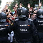 Imagen de la actuación policial el pasado 1 de octubre en Barcelona.