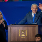 Benjamin Netanyahu celebró la victoria del Likud.