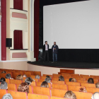 Imagen de archivo de la pantalla de cine en el Teatro Armengol.