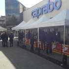 La tercera edición de la feria de Caprabo se celebró ayer.