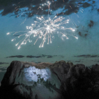 Celebració del Dia de la Independència a la muntanya Rushmore.