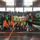 Els alumnes del col·legi Claver van compartir entrenament amb els jugadors del Balàfia Vòlei.