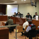 El sotsinspector dels Mossos de Lleida declara durant la segona jornada del judici a l'Audiència de Lleida pel crim de la càrnia Puig-Gros.