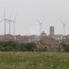 Molinos de viento en Almatret.