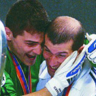 Iker Casillas y Zidane en la Novena.