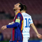 Messi, en una acció del partit amb el Dinamo de Kíev.