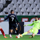 Luis Suárez va marcar el segon gol del Granada en el partit contra l’Omónia de Nicòsia.