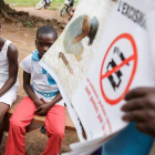 Imagen de archivo de un cartel contra la ablación en Costa de Marfil.