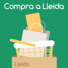 El cartell de la plataforma Compra a Lleida.
