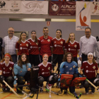 Plantilla del primer equip femení de l’Alpicat, que opta a ascendir a l’OK Lliga.