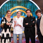 Samantha Vallejo-Nájera, Ana Iglesias, Pepe Rodríguez y Jordi Cruz, ganadora y jurado del concurso.