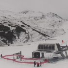 L’estació de Boí Taüll, on també hi ha bons gruixos de neu, en una imatge d’ahir.