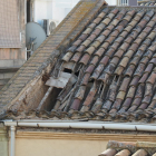 Se hunde un tejado en una iglesia de Lleida