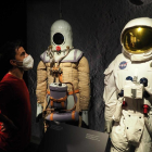 Escafandra y traje de astronauta que forman parte de la muestra ‘Apollo 11’ que podrá verse en Lleida.