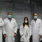 Los investigadores que han llevado a cabo el estudio, con 602 personas, entre ellas pacientes del Arnau. 