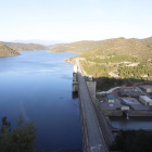 Imagen de la presa del pantano de Rialb, que abastece al Canal d’Urgell y al Segarra-Garrigues. 