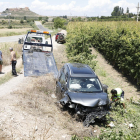 Herido un tractorista tras chocar con un turismo en la L-200 en Puiggròs