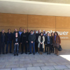 Els participants en la visita a la CEI de Balaguer.