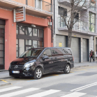 Imatge de la nova parada de taxis de la Seu d’Urgell.