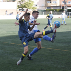 Las efectividad goleadora del Mollerussa fue clave para decantar el derbi a su favor.