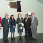 La reina Sofia, entre Alborch i Siurana, va inaugurar l’Auditori el 14 de febrer del 1995.