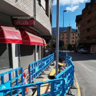 Les obres per renovar canonades al Pont de Suert.