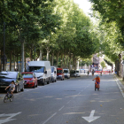 Un dels carrers que la Paeria converteix en zona de vianants els caps de setmana.