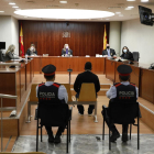 Vista de la sessió ahir a l’Audiència de Lleida.