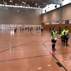 Partit de futbol sala femení amb 40 jugadores a Seròs