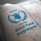 Una ración del Programa Mundial de Alimentos de la ONU, preparada para ser distribuida en Saná, Yemen.
