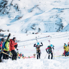 La prova d’esprint, que obria el Campionat d’Espanya que recala per segon any a Boí Taüll, va reunir més de cent esquiadors.