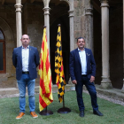 El alcalde de Balaguer y el presidente de la Noguera. 