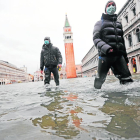 El temporal inunda Venecia y no se activan las barreras