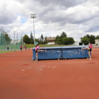 A les pistes d’atletisme de les Basses van poder entrar-se ahir atletes sub-16 i sub-18 del Lleida UA.