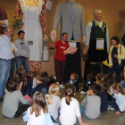 Els alumnes del municipi van visitar ahir la mostra.