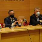 El conseller ha pronunciat aquest dijous una conferència a la Cambra de Comerç de Lleida.