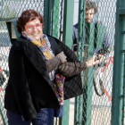Imatge de Dolors Bassa sortint de la presó el 17 de febrer passat.