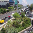 Imatge captada per les càmeres de la DGT dijous que mostraven la gran afluència a la sortida de Madrid.