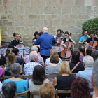 Un concierto el año pasado en la plaza de la Catedral de Solsona.