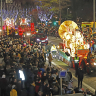 Imatge de la multitudinària rua del Nadal passat a Lleida.