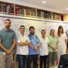 Foto de família de participants en el pla de millora dels processos d’hospitalització.