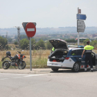 Imatge de la moto implicada en el sinistre a Alcoletge.