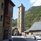 Santa Eulàlia de Erill la Vall, uno de los templos del conjunto.